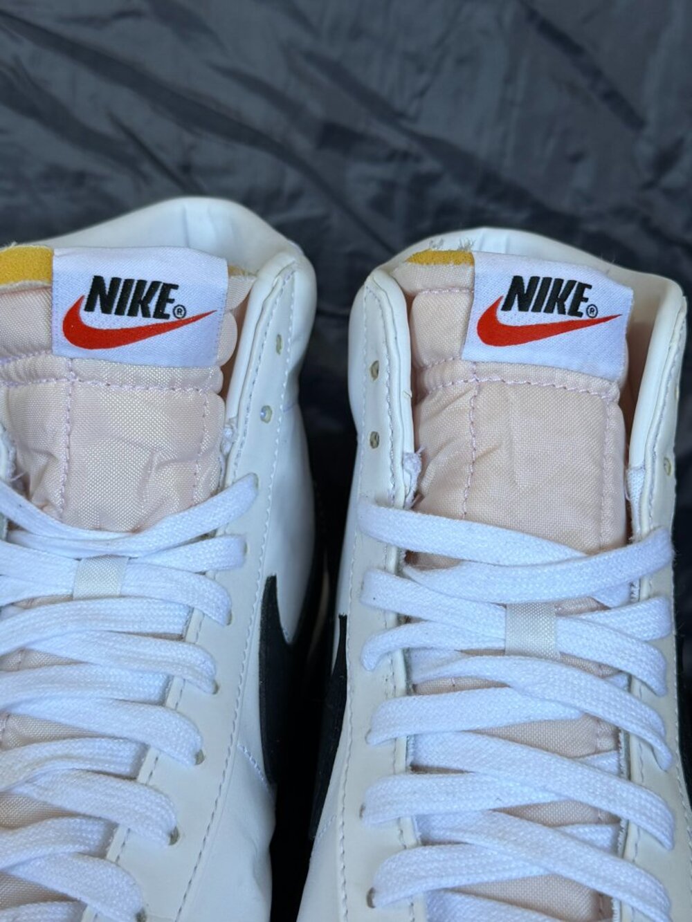 Nike White & Black High-Top Sneakers - Picture 10 of 12